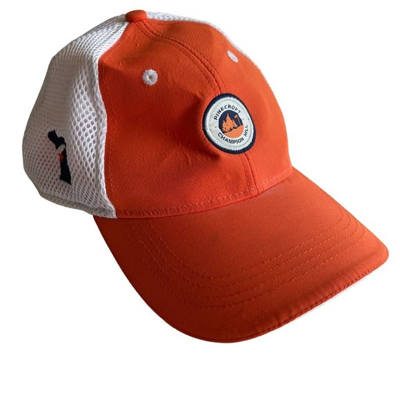 Pinecroft Champion Hill Baseball Hat Trucker Cap Michigan Golf Mesh Hook Loop - Picture 1 of 9
